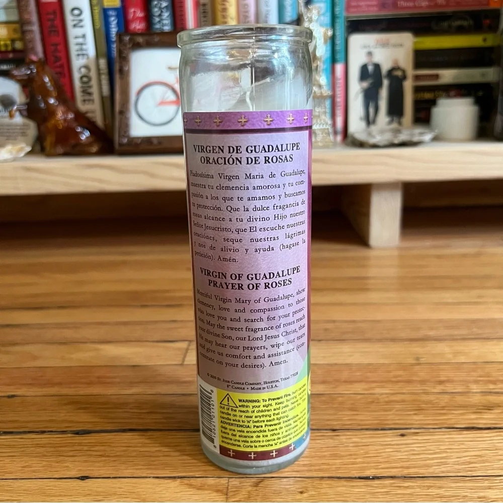 Saint Candle, Virgin de Guadalupe, Prayer Ritual